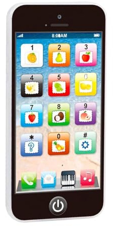 Toy Phone for Baby Phone Toy 6 to 12 months Baby Mobile Phone for 1-3 Year Old Toddler Boys Girls Play Phone Toy 1 2 3 Baby Fake Phone Toys Gifts for Toddler Boys Girls 1 2 3
