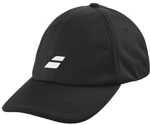 Babolat, Berretto Leggero e Confortevole, Modello UV Protezione, Taglia Unica, Colore Nero, Asciugatura Rapida, Regolabile alla Schiena, Ideale per Lo Sport e Le attività all'aperto