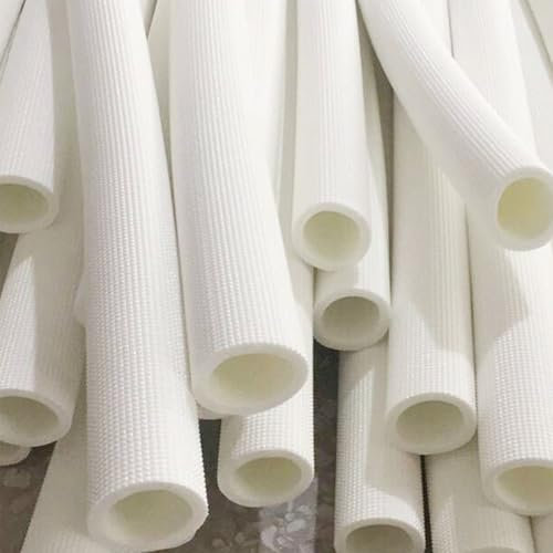 Foam Tube Insulation Pipe Insulation Foam Tubing Elastomeric Polyethylene Foam Pipe Covers ID 5/8 3/4 1 1-1/4 for Tubing Outdoor Water Hot or Cold Pipes(White,ID:16mm x TH:7mm)