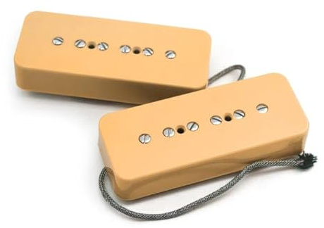 Elektrischer Pickup Alnico 2 P90 Gitarren-Tonabnehmer Alnico II-Tonabnehmer Für 6-saitige E-Gitarre Gitarrenzubehör(I)