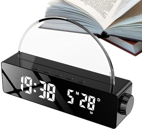 Yianyal Sonnenlicht-Wecker, Lautsprecher, Wecklicht, intelligenter Wecker, Wecker für Schlafzimmer, mehrfarbiges Display für schwere Schläfer