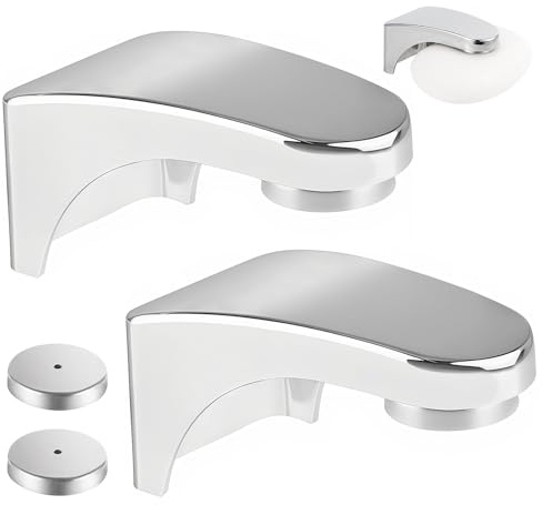 Porte Savon Aimanté, 2 Pièces Porte Savon Magnetique Acier Inoxydable Autocollant Fixation Solide Porte-Savons De Douche sans Perçage pour Salle de Bain et Cuisine et Autres Surfaces Lisses (Argent)