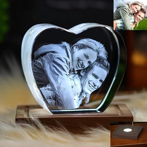 Trophée personnalisé en cristal avec logo – Trophée en verre gravé personnalisé pour reconnaissance des employés, récompenses sportives, cadeaux d'entreprise, départ à la retraite – Forme ronde