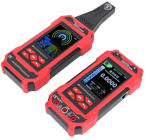 Karlak 3-in-1 Cable Locator Multimeter and Network Cable Tester with AC/DC Voltage Measurement Breakpoint Short-Circuit Finder Live Wire Tracing Fault Detection Wire Tracker Tool for