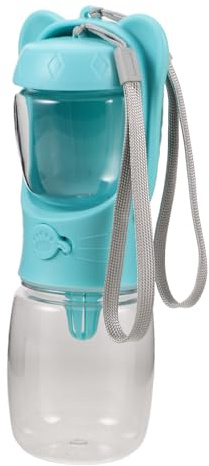 FUTUREORYY Vaso Portátil para Comida Y Agua para Mascotas Botella De Agua para Exteriores Bebedero Multifuncional para Perros Plegable para Mascotas para