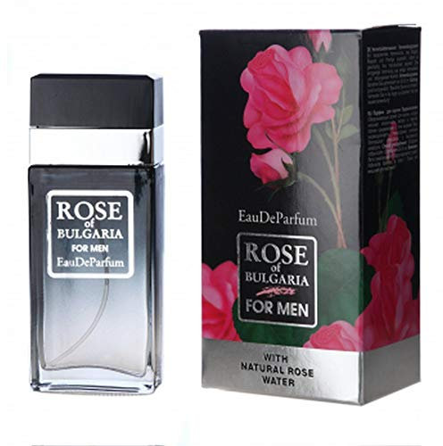 Rose of Bulgaria Men's Eau de Parfum, 60 ml, Floral Scent, Travel Size