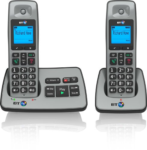 BT 2500 Cordless DECT Phone with Answer Machine (Pack of 2)