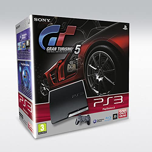 Console PS3 320 Go noire + Gran Turismo 5 (compatible 3D)