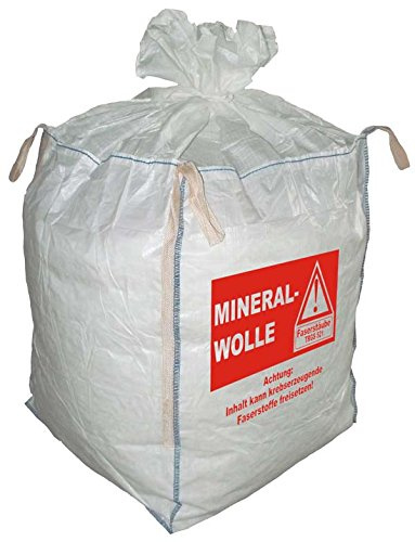 (9,43EUR/Stück) 2 Big Bag MiWo Warndruck Mineralwolle 90x90x110cm SWL 150Kg
