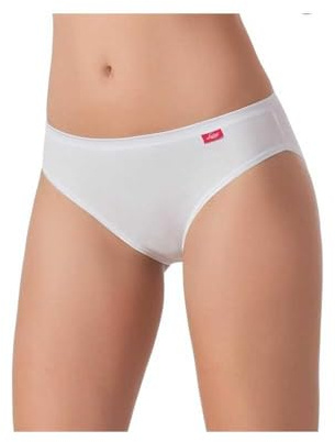 Liabel, 6 Paia di Slip Donna Modello Mini. Art. T15 Bianco Taglia 4