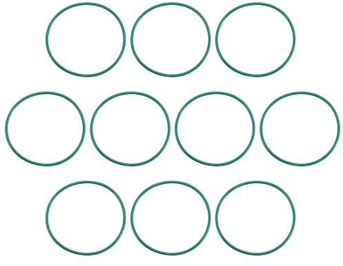 sourcing map 10 Dichtungsringe 20x16x2mm FKM O Ring Fluor Gummi Öl Säure Temperaturbeständigkeit Unterlegscheiben für Industerie Maschinen Auto Reparatur Pneumatik, Braun