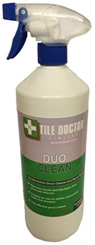 Tile Doctor Duo Clean Tile Cleaner 1 litre DOUBLE ACTION Grout Cleaner + Mould Remover