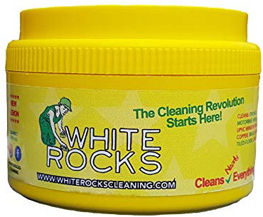 White Rocks All Purpose Cleaning Paste| Safe Eco-Friendly Non-Toxic Cleaner| Multi-purpose Cleaning Product| Perfect for Ovens, Sink, Garden PVC, Lime Scale and Bathroom|500g