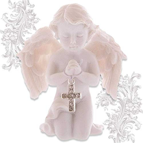 mtb more energy Deko Engelchen ''Guardian Angel'' - Engel Schutzengel Engelsfigur Cherubinchen - Höhe 8 cm - Dekoration Figur Babyengel