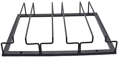 Hoshen Weinglasregal, 30 cm Unterschrank, Weinglasregal, Glasregal, zum Aufhängen, 3 Reihen, Schwarz
