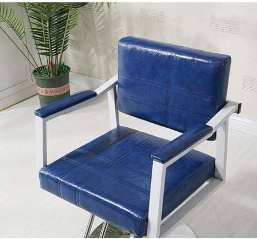 LIJBDDM Vintage-Salonstuhl, hydraulische Schönheitsausrüstung, Friseurstuhl, strapazierfähig, Liegestuhl, hydraulischer Haarstyling-Stuhl, Friseurstuhl, Salonstühle (Farbe: Braun)