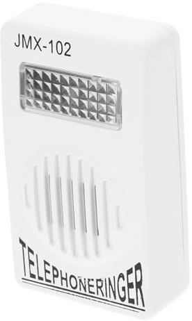 Blanco para Teléfono Fijo, Volumen Ajustable | Pp, Diseño Compacto y Fácil de Usar, para Líneas Fijas, Amplificación de Sonido, Uso Doméstico