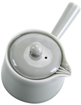IMIKEYA Tetera Pequeña de Cerámica Estilo Japonés, Diseño Ergonómico y Elegante para Uso en Oficina o Cocina