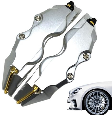 Bremssattelabdeckung, 2 Stück, Radnabenabdeckung, Bremsabdeckung, Auto-Bremssattelabdeckung, Bremssattel-Aufkleber, Auto-Bremssattelabdeckung, Universal-Bremssattel-Schutzabdeckung für