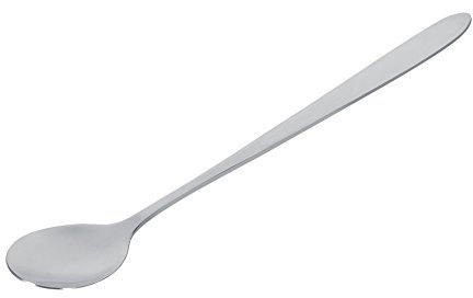 Cucchiaini da caffè in acciaio inox con manico lungo, per gelato, gelato, caffè, zuppa, 6 pezzi