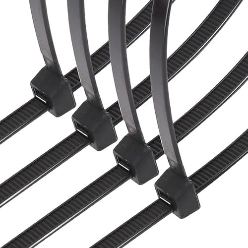 Fascette in nylon nere 4,8 x 350 mm (30 pezzi) perfette per organizzare, tenere e mantenere progetti sia a casa che in ambito professionale.