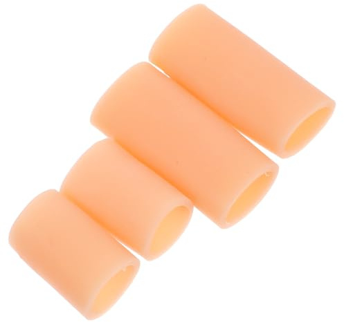 TOVINANNA Breathable Thumb Covers Silicone Finger Sleeves and Cracked Skin Protection with Gel 2 Pairs for Finger Pain Relief with Versatile Design for Typing and Crafting