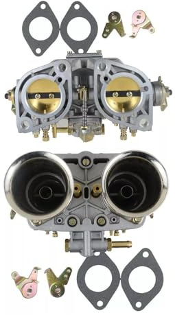AP01 2x 40IDF Carburetor Carburatore+ Air Horn Compatible For VW Käfer Beetle Fiat Porsche 356