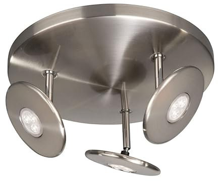 Philips 564131716 myLiving Platte/Spirale 3 x 6 W nickel