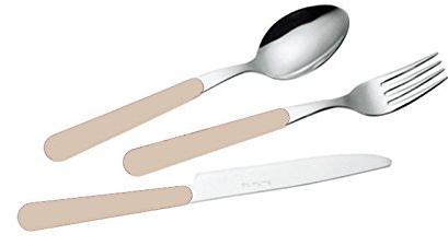 Eme Servizio di posate Brio 24 pz. diversi colori (Sabbia)