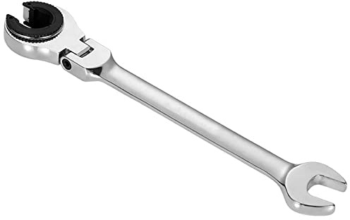Chiave a cricchetto per tubi Flex-Head da 10 mm, a doppia estremità aperta, per chiavi a cricchetto e utensili manuali