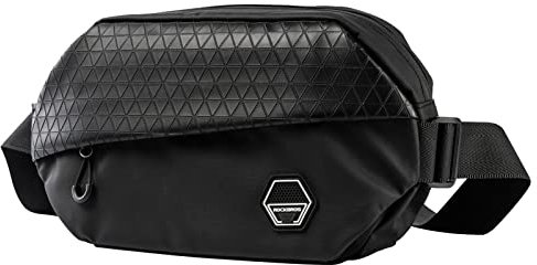 ROCKBROS Marsupio Multifunzionale per Moto, Zaino a Tracolla, Borsa da Manubrio per Bici Monopattino, Impermeabile, Grande Capacità 3.5L