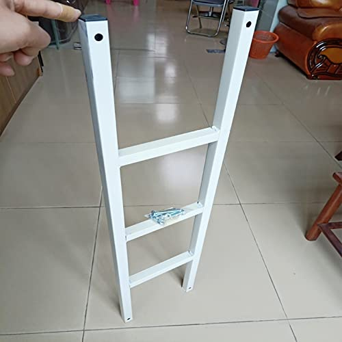 ZIMGOD Escalera Litera Escalera de Litera de 3 Escalones para Cama de RV, Escalera de Literas de Hierro con Almohadilla Antideslizante y Accesorios, Escaleras de Tijera Verticales Seguras y Estables