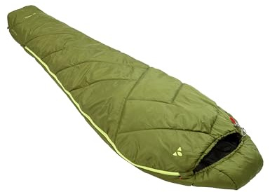 VAUDE Sioux 100 II Syn Mumienschlafsack, leicht – Avocado | Mumienschlafsack mit Kunstfaserfüllung – ultraleicht – kleines Packmaß 18x15 cm – 730 g – für Hüttentouren und Trekking