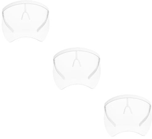 OSALADI 3 Stk Sonnenmaske Sonnenbrille goggles bicycle schutzbrille für spiegelfolie Anti-Peep-Maske Schutzabdeckung für das Gesicht Sonnenschutz weiße Flocken