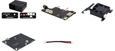 HUPYOMLER NASPi Lite Kit+X823 Scheda di Espansione+Scheda Adattatore X-C2+ per Raspberry Pie SATA HDD/SSD Hard Disk NAS Storage Server