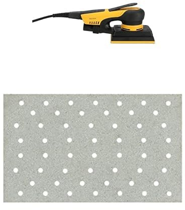 Mirka DEOS II 353 Ponceuse vibrante 81x133mm 300 W Ponceuse à faibles vibrations pour un ponçage sans poussière du bois, de la construction sèche et du métal avec abrasif auto-agrippant / MID3534044