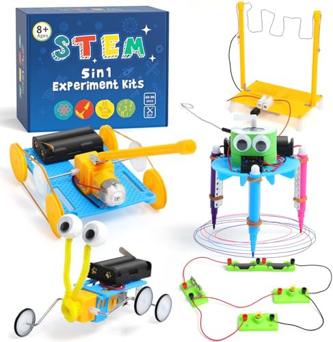 Experimente für Kinder ab 8 9 10 11 12 13 14, Elektronik Baukasten, Experimentierkasten, Elektro Baukasten für Kind, Bausatz Kinder Elektro Spielzeug Geschenke ab 8 9 10 11 12 13 14 Jahre Jungen