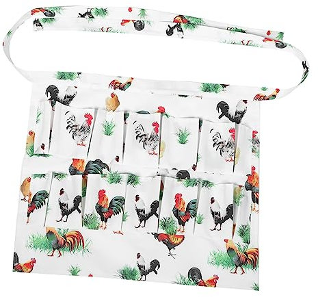 Cabilock Eiersammelschürze Für Erwachsene Taschen Praktisch Für Bauernhofgebrauch Haltbar Für Eiersammeln