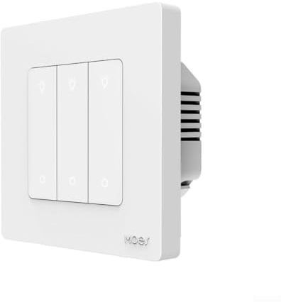 Smart Dimmer Switch for Zigbee 1-3 Gang (white 3 Gang)