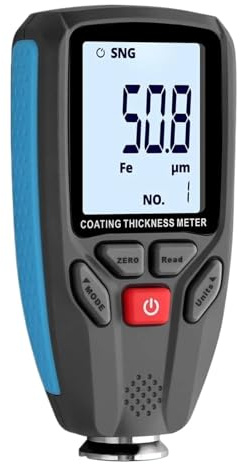 Misuratore di profondità della vernice for autoveicoli, misuratore digitale dello spessore del rivestimento for ferro e alluminio, non distruttivo Rilevamento automatico