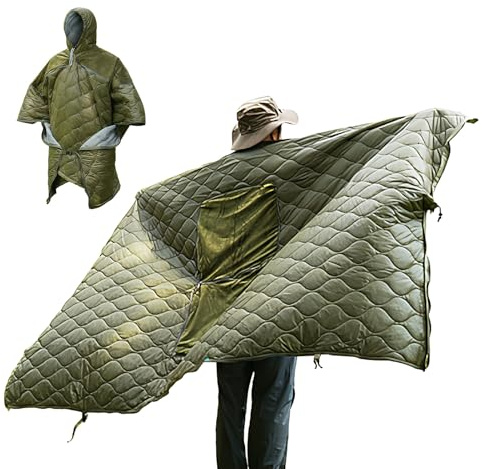Generico Wearable Ponchot | Sleeping Bag for Travel Camping Outdoor Winter Stadium Home Backpacking Wearable Sleeping Bag Adult