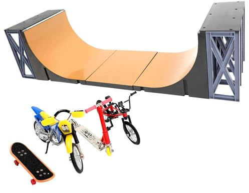 Set di rampe - Rampa per tastiera 22 * 21 * 18 cm, mini skateboard | regolabile, giocattoli da per skateboard facili da usare in ABS | Giocattolo sportivo portatile per bambini Regalo di c