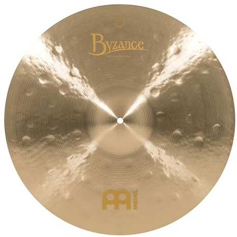 Meinl Cymbals Byzance Jazz Plato Ride Thin de 20 pulgadas (50,80cm) Platillos de Batería - Bronce B20, Acabado Tradicional (B20JTR)