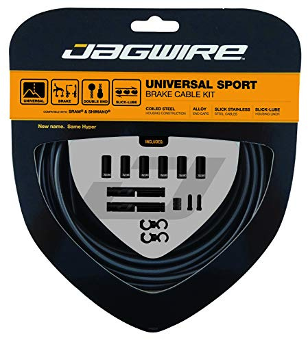 Jagwire - Universal Sport DIY Brake Cable Kit | for Road and MTN Bike | and Compatible | Ice Grey
