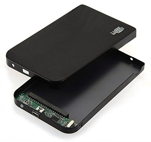 LUPO USB 2,5 Pouces Disque Dur HDD SSD externe Caddy Case boîtier IDE USB 2.0 Noir