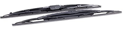 Bosch Balais d'Essuie–Glace Plats Conventionnel Twin Spoiler 367S, Longueur: 600mm/625mm – 1 Paire de Balais avant