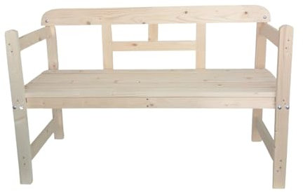 BURI Friesenbank Fichte naturbelassen Gartenbank Sitzbank Holzbank Bank Garten Sitzen