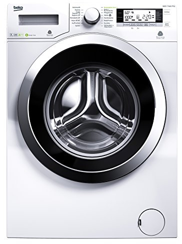 Beko WMY 71643 PTLE Waschmaschine FL/A+++ / 171 kWh/Jahr / 1600 UpM / 7 kg / 9020 L/Jahr/Weißes LC-Display/weiß