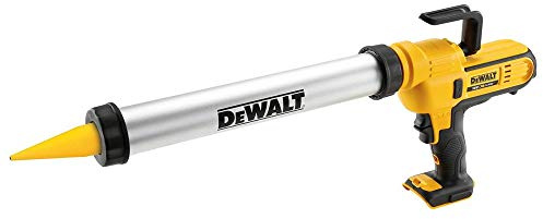 DEWALT - Pistolet Silicone Électrique XR 18V - DCE580N-XJ - Pistolet à Cartouche 310ml et Sachet >600ml sans Fil, sans Batterie, ni Chargeur - Pistolet à Mastic avec Variateur de Vitesses Électronique