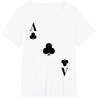 Kartenspiel Kostüm Spielkarte Kreuz Ass Fasching & Karneval T-Shirt